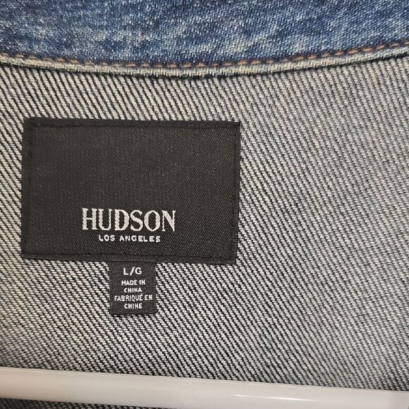 Hudson Jeans Blue Denim Jacket with Classic Design - Picture 2 of 10